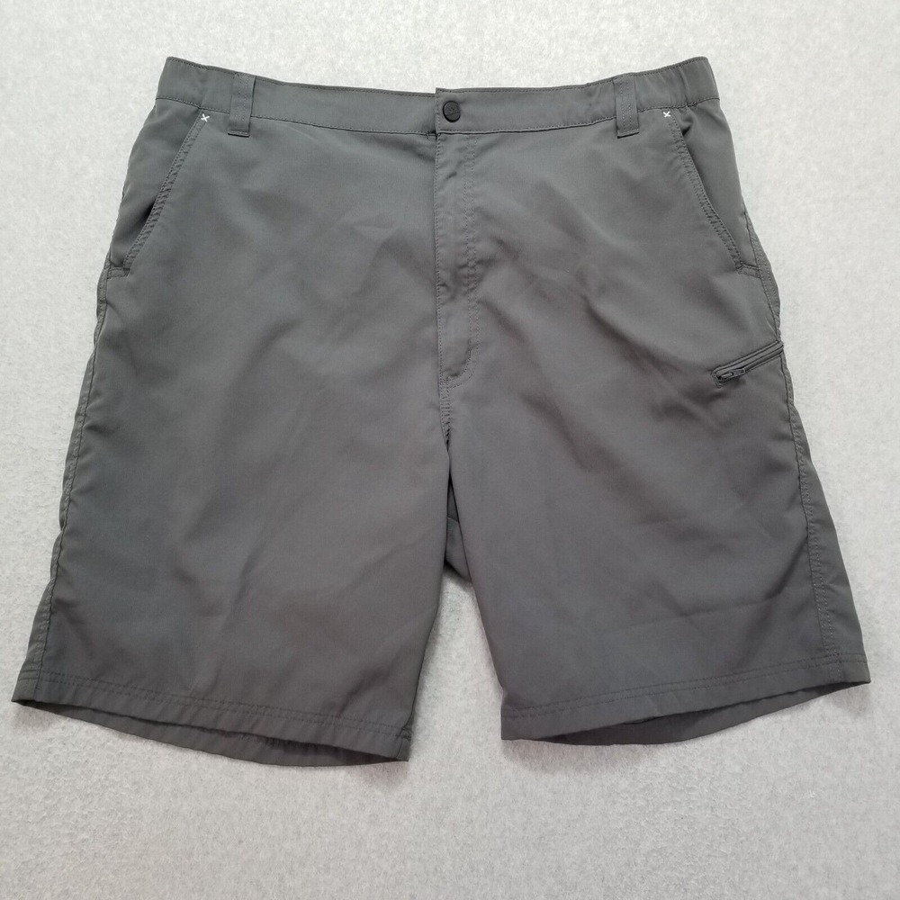 Wrangler Shorts Mens 42 Gray Chino Athletic Lightweight